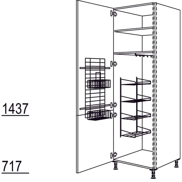 Broom / utility cabinet - 1