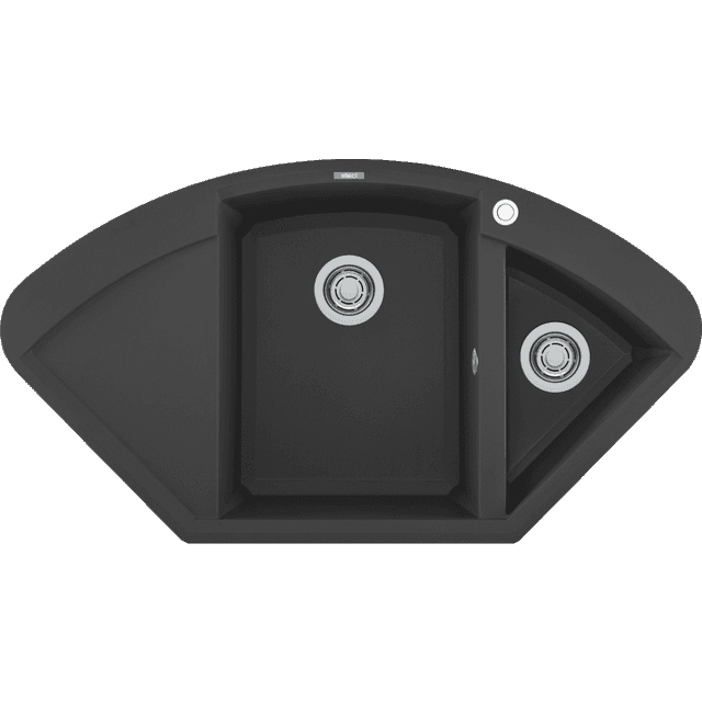 ELLECI: inset sink Easy
Corner, made of GRANITEK®,
Anthracite