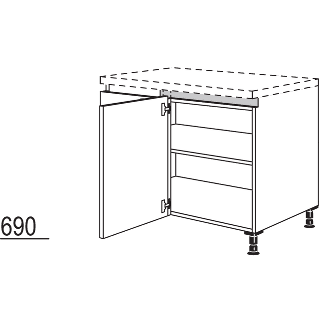 Corner cabinet