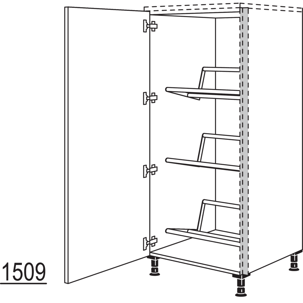 Highboard für Getränkekisten
