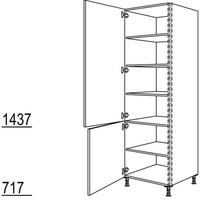 XL-Geschirr-/ Vorratsschrank - 1
