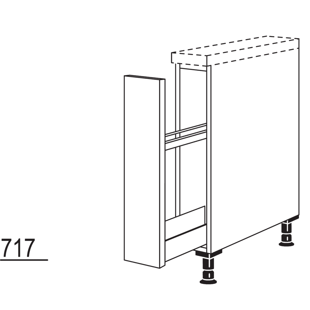 Pull-out cabinet