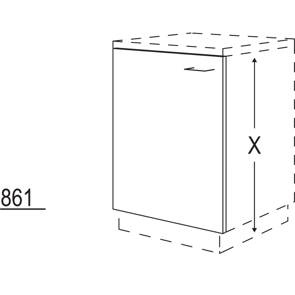 Continuous maxi door front