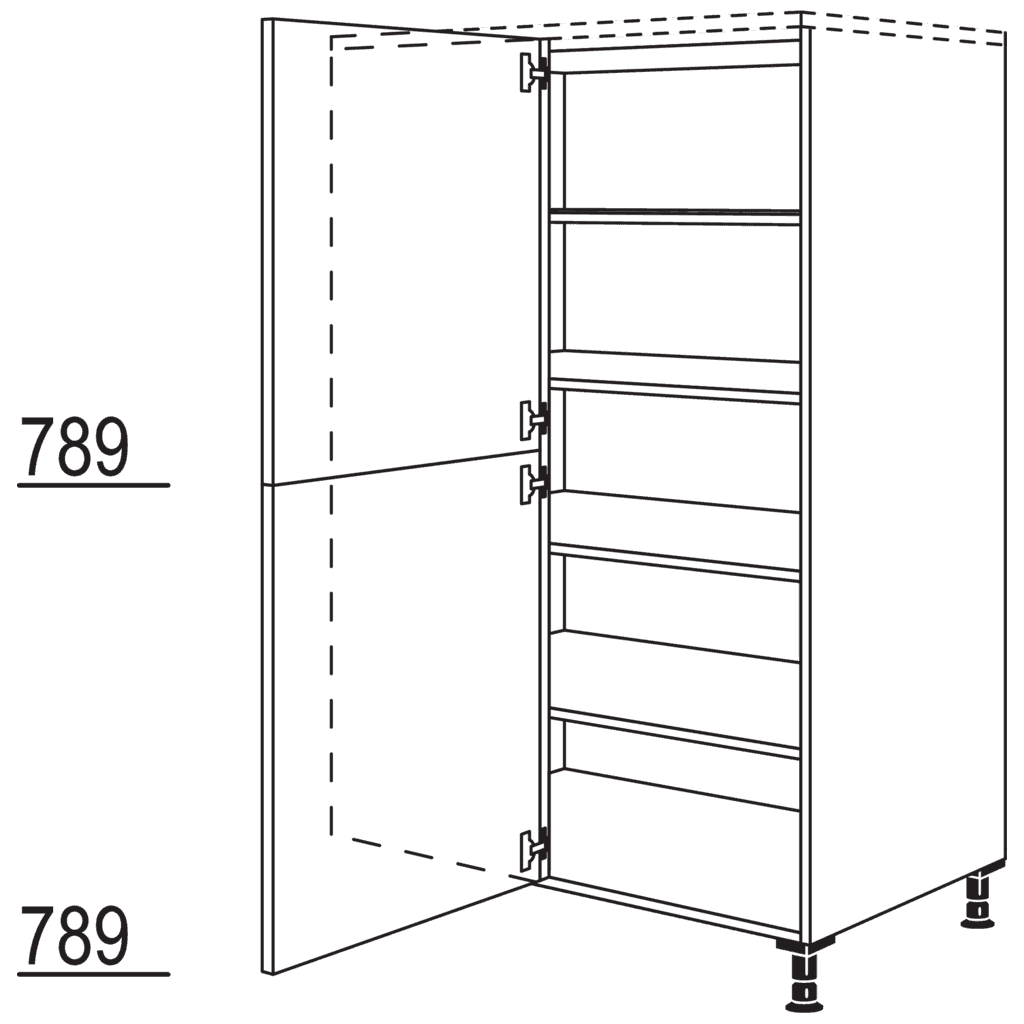XL corner highboard