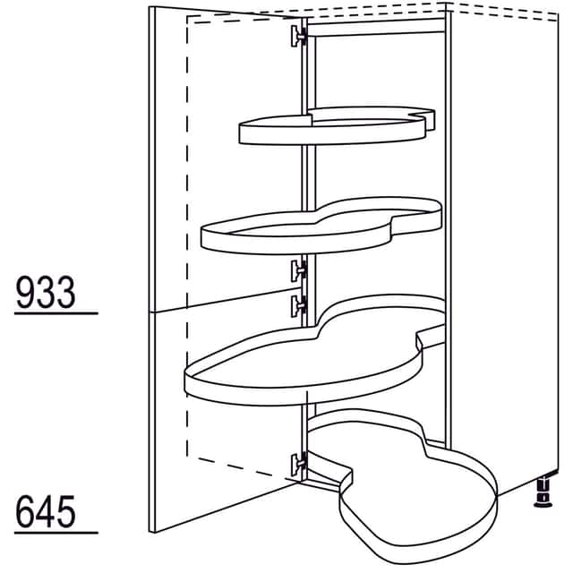 Corner highboard - 1