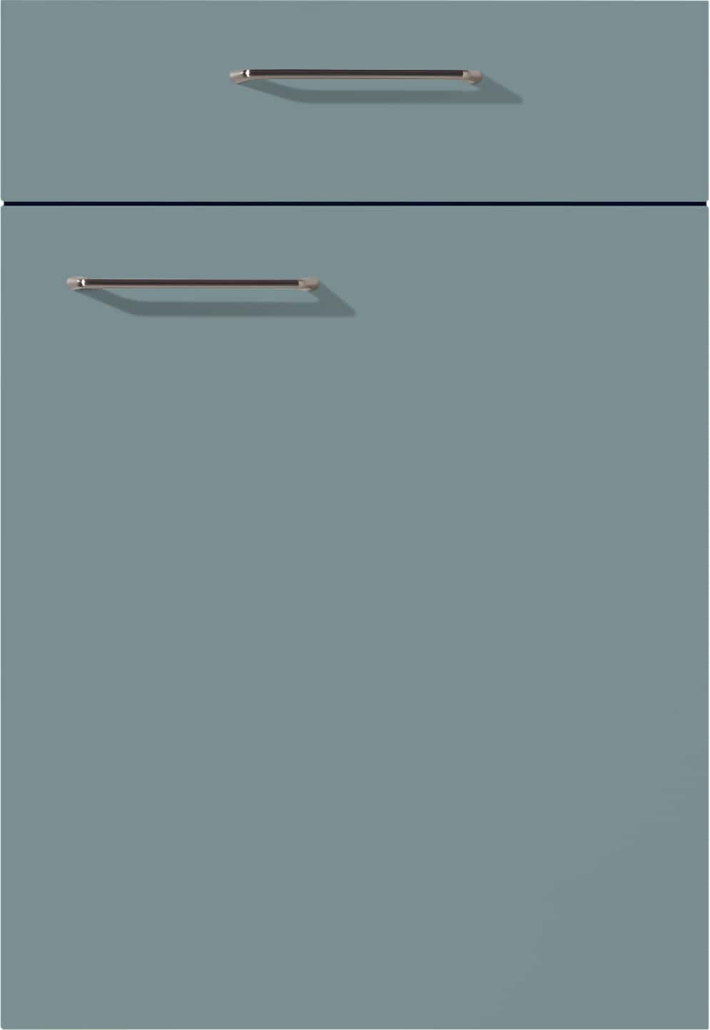 Lacklaminat Front von Nobilia 337 Aqua supermatt - Touch