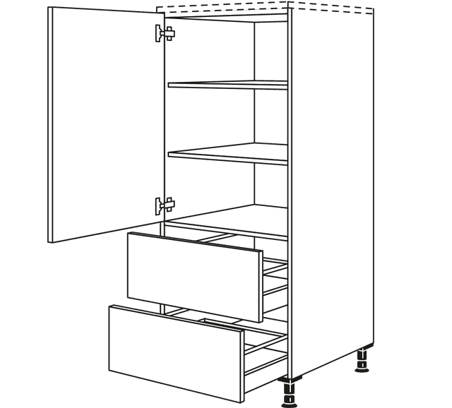 Nobilia highboard pantry cabinets