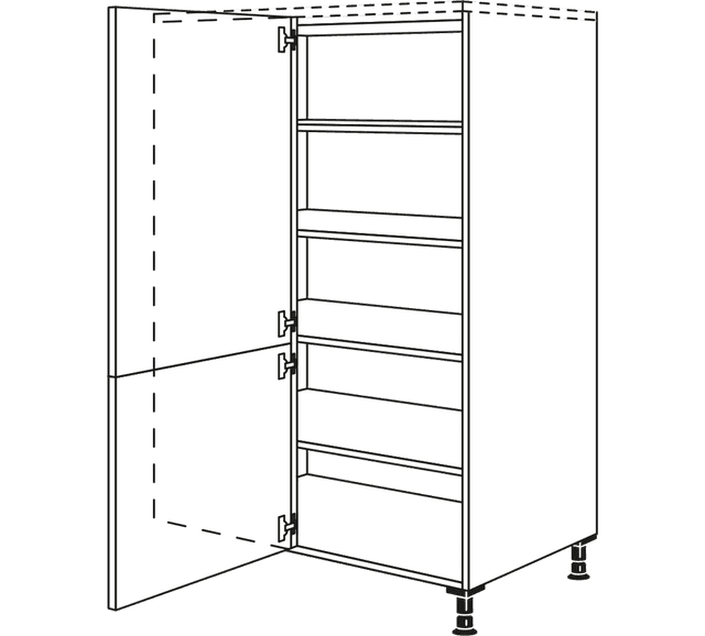 Nobilia highboard corner cabinets