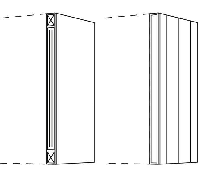 Nobilia Pilaster für Wandschränke