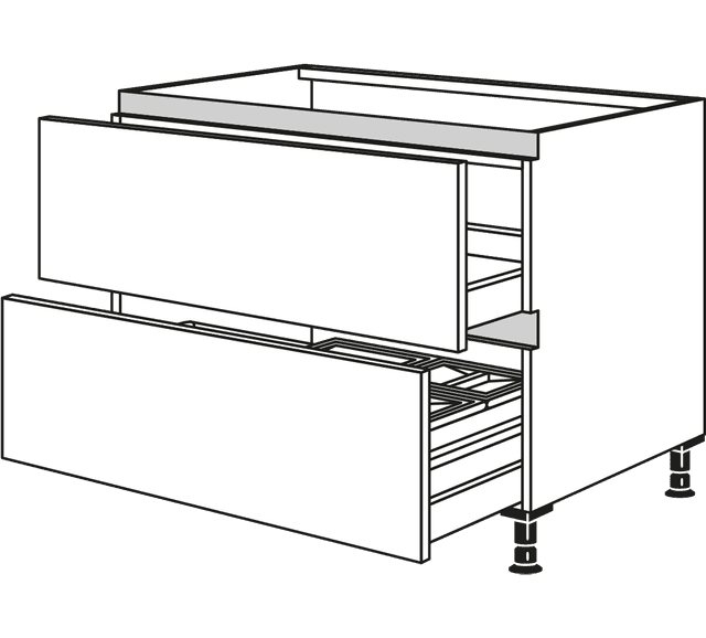 Nobilia Line N Spülenschrank als Unterschrank