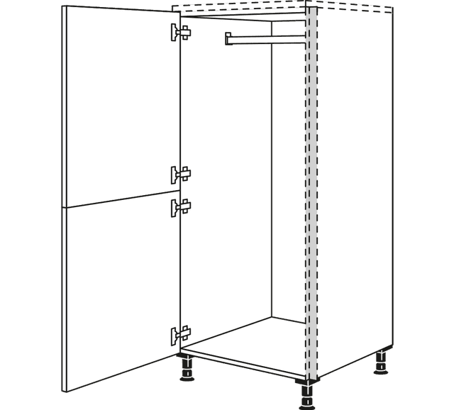 Nobilia Line N Highboard Garderobeschränke