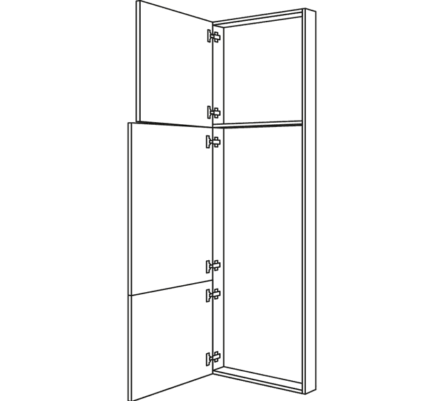 Nobilia tall cabinet frame parts for bathroom, kitchen, living room