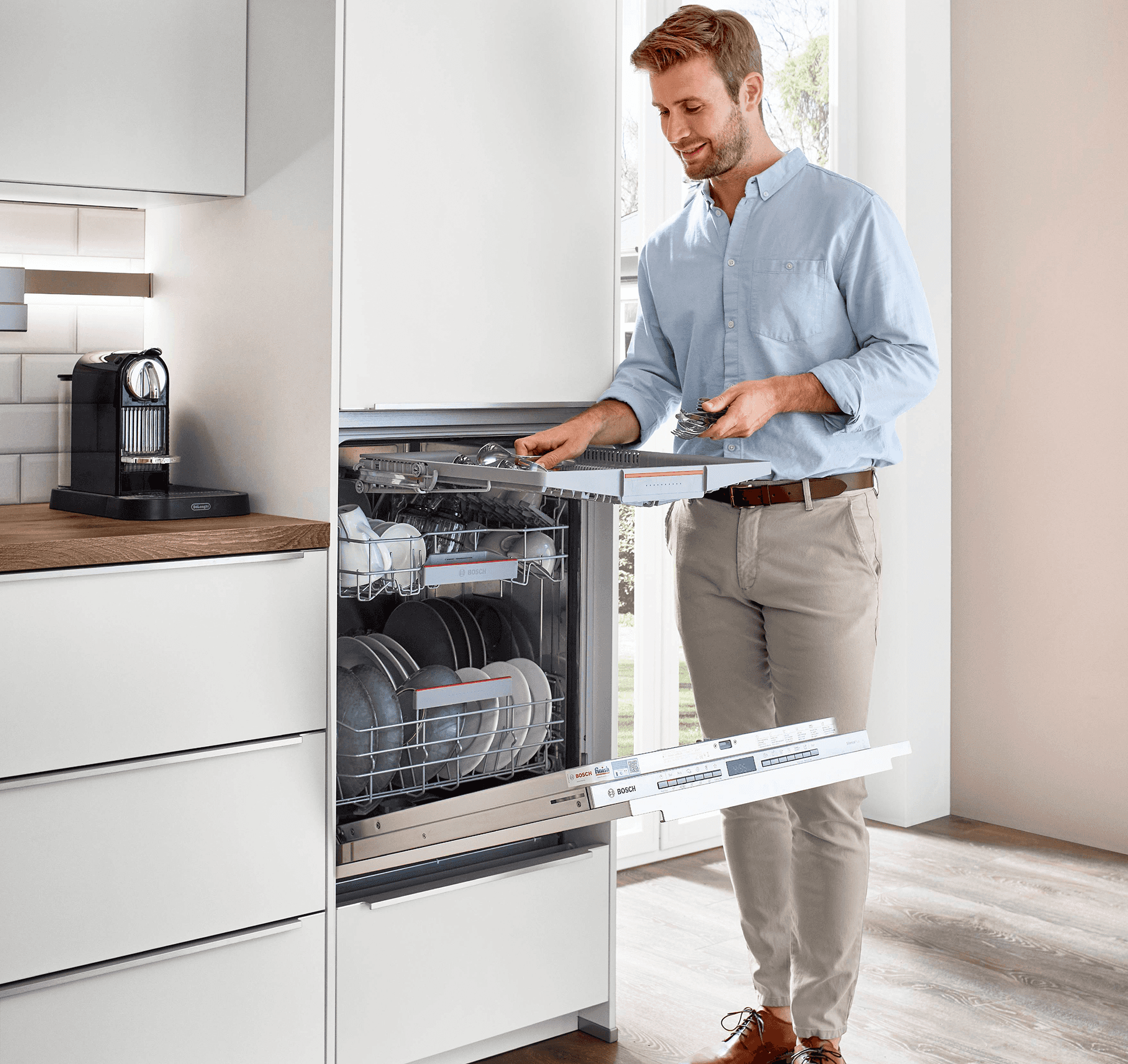 Nobilia Highboard als Geräteumbau für Waschmaschinen oder Geschirrspüler
