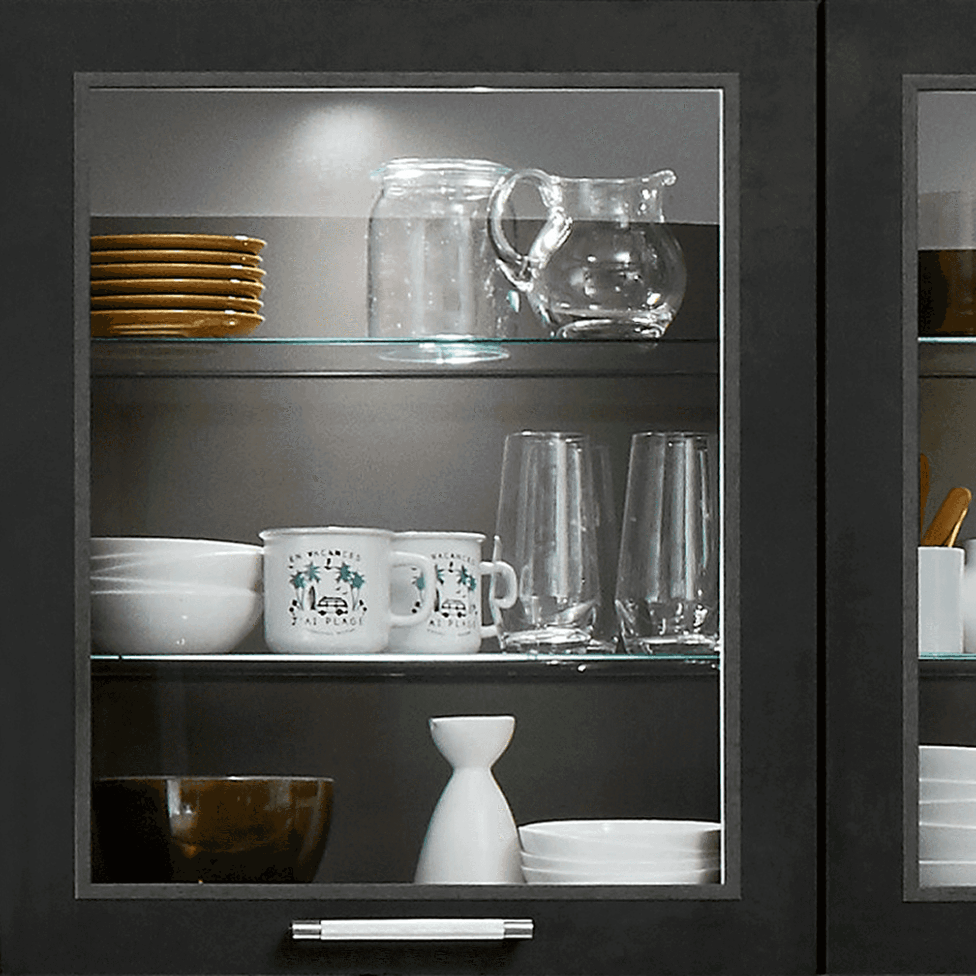 Nobilia Wandschrank mit Glas-Drehtür | Finde jetzt passenden Schrank!