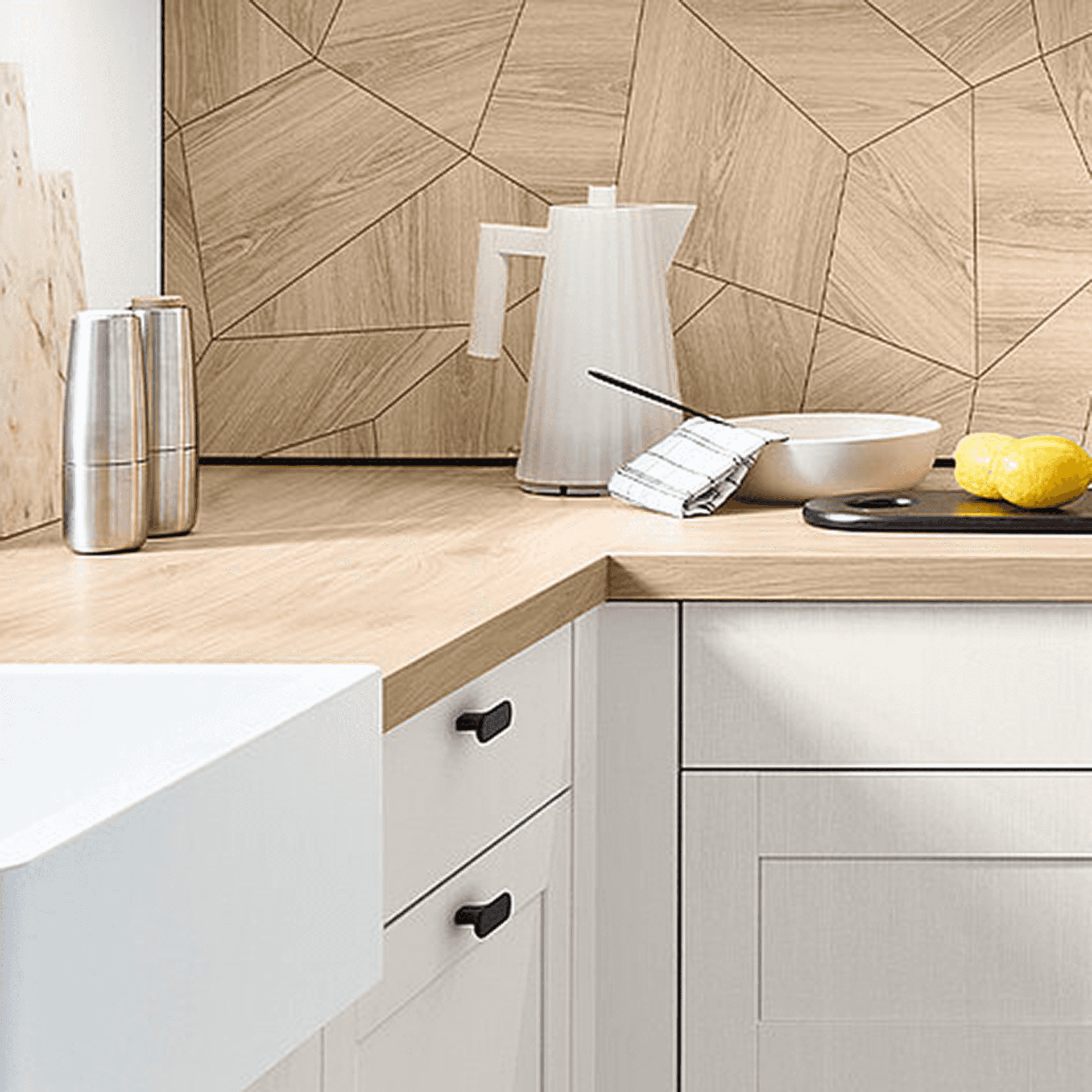 Nobilia corner filler panels for country-style kitchens