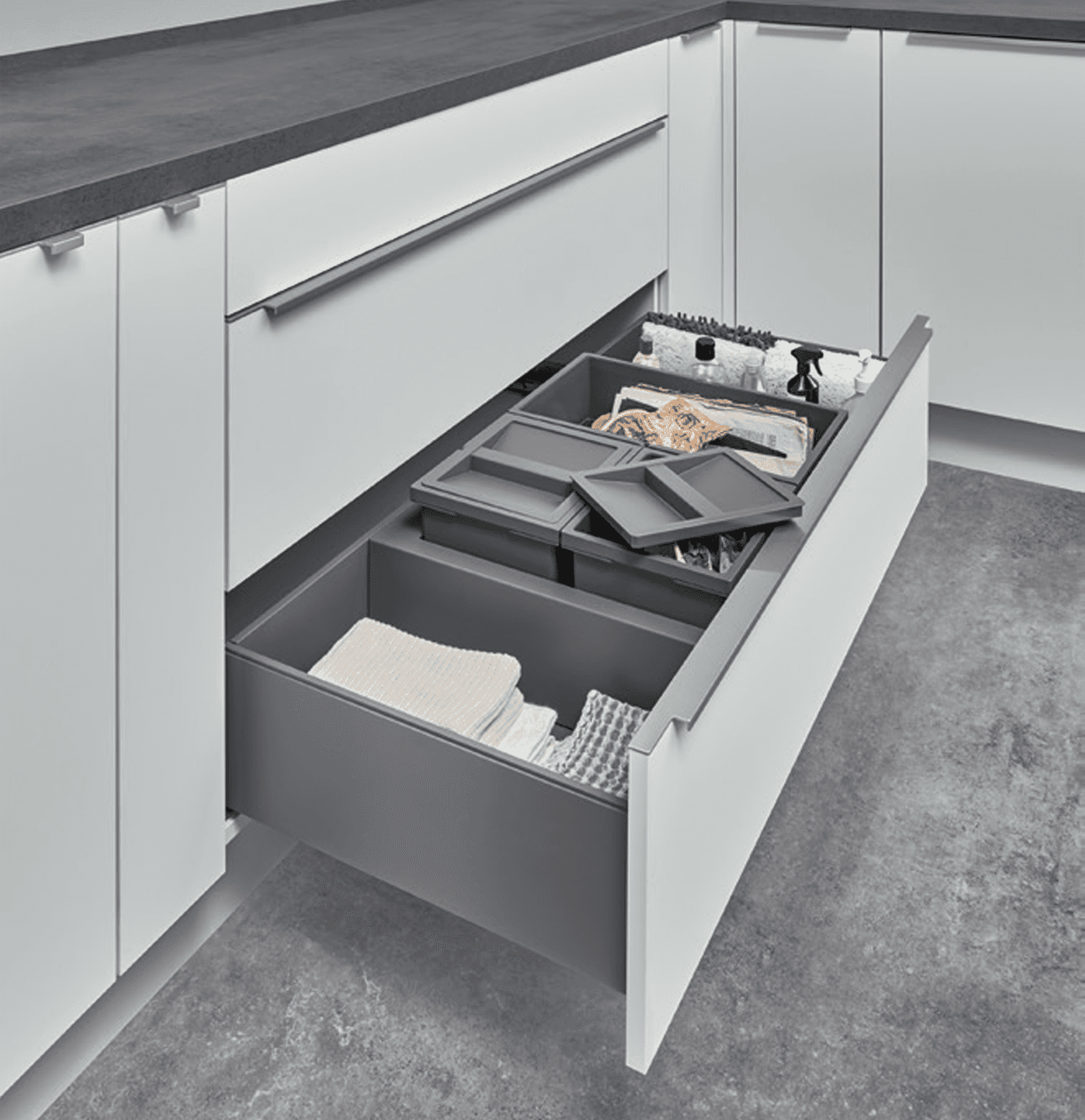 Mülltrennsystem Flex 21 für Nobilia Unterschränke 