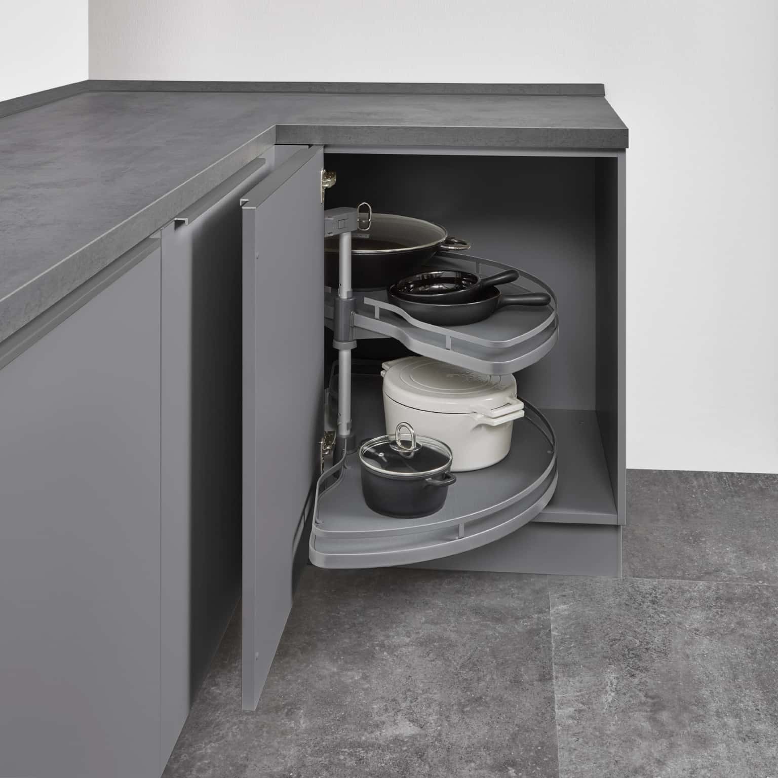 Nobilia Unterschrank Eckschrank UEDBD100-60 mit Drehboden Drehboeden
