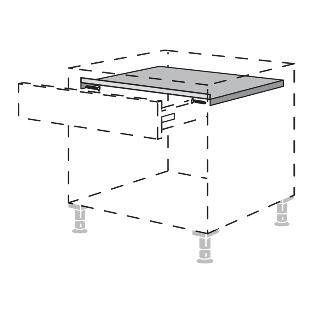 Nobilia Distanzboden für Induktionskochfelder