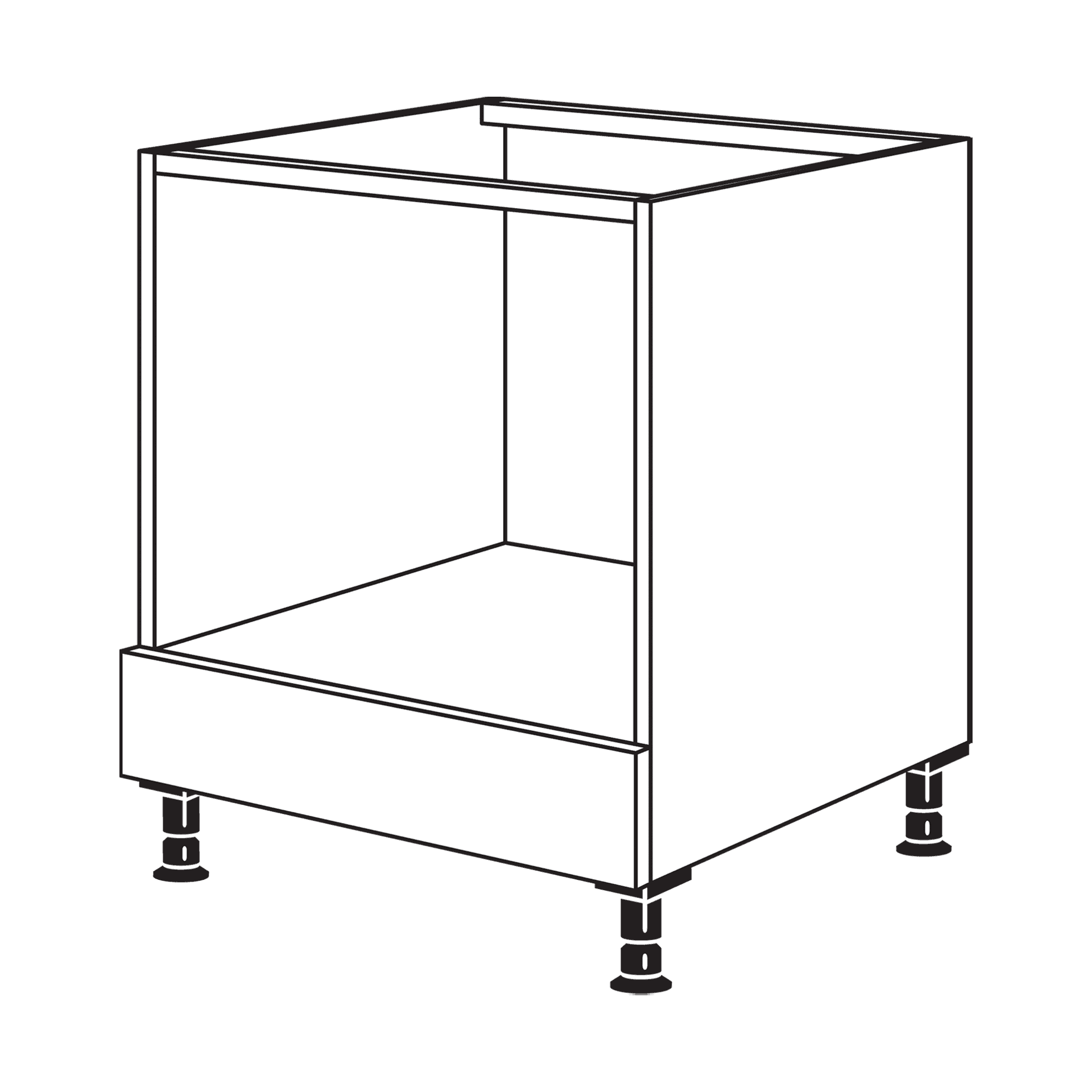 Nobilia Herdumbau-Unterschrank 60 cm breit