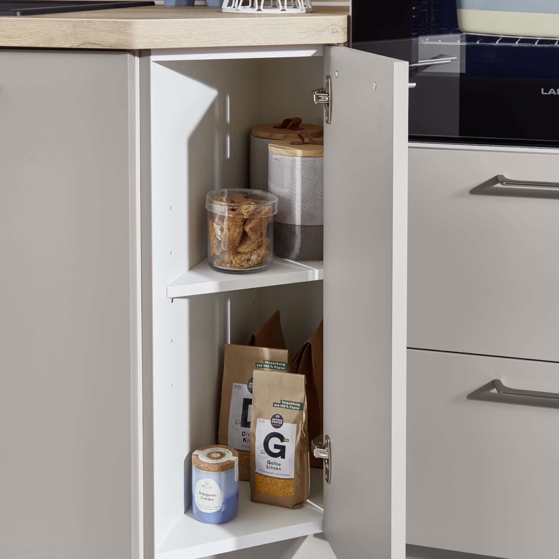 Unterschrank Diagonal Drehtür in Senso 488